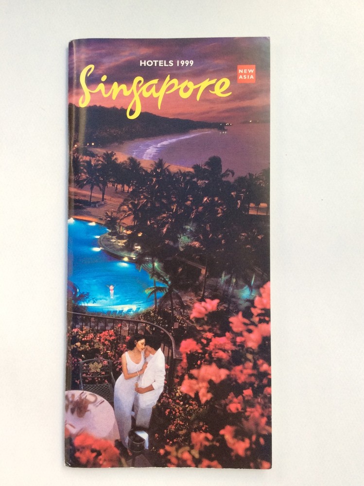 Vintage Travel Guide with Map – Hotels 1999 Singapore New Asia by Tourism Board