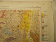 Ordnance Survey North London Geological map 1964 I inch to 1 mile