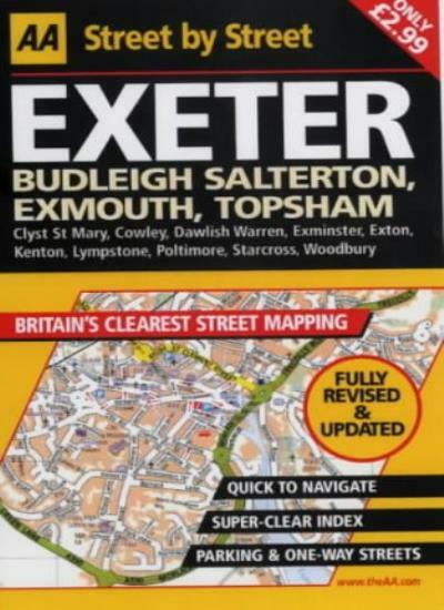 AA Street by Street Exeter,Automobile Association Developments Limited