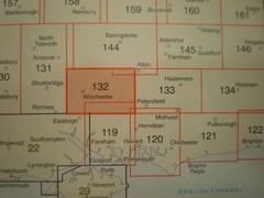 123 133 144 145 BASINGSTOKE GUILDFORD HASLEMERE EXPLORER ORDNANCE SURVEY MAPS OS