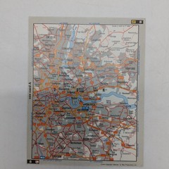 Vintage JET Route Cards Set Complete – 68 UK maps, 4 City Maps & Index in Wallet