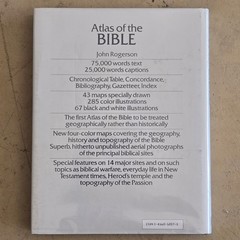 Atlas of the Bible John Rogerson Hardcover Illustrated Maps ISBN 0816012075