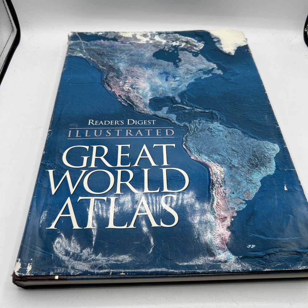 Reader’s Digest Illustrated Hardcover Great World Atlas English