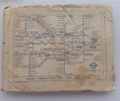Vintage Geographers Map Of London With Postal Districts & Index To Streets