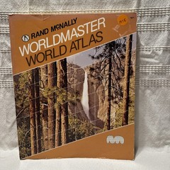 Rand McNally Worldmaster World Atlas Paperback by Rand McNally 1978 Vintage
