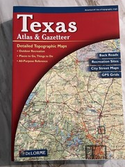 DeLorme Texas Atlas & Gazetteer Like New