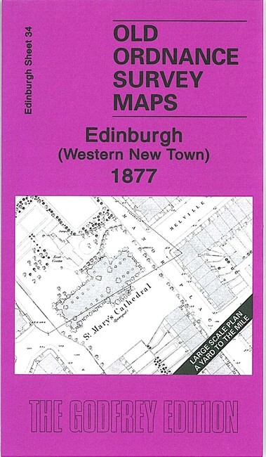 Edinburgh Western New Town 1877 Edinburgh Large Scale Sheet 34 by Barbara Morris