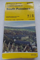 Ordnance Survey Map – South Pennines Outdoor Leisure 21 – 2 1/2″ to 1 mile