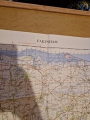 Ordnance Survey Map Of Great Britian – FAKENHAM – 1964 – 1/63360