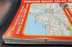 AA 2006 Concise Road Atlas Britain Map 1:4 Scale Ireland 50 Town Plans Vtg