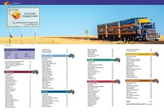 Australian TRUCKIES Atlas Hema Map Atlas 7th Edition Rest Area Truck Stop Map