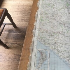 vintage 1960 ordnance survey map Of Dorchester Rolled Sheet 178