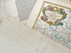 AUTHENTIC LARGE COLOR MAP FROM 18TH CENTURY – Museum Grade Quality
