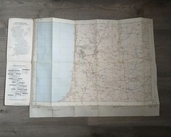 Vintage Ordnance Survey 2.5 Inch Map Sheet SS 20 Bude Cornwall 1965 Folded