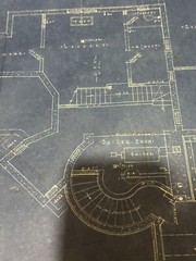 Vintage Land Survey map blueprints architecture Lot 101 Circle Rd Staten Island