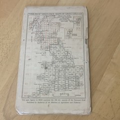 Ordnance Survey Map Hastings Sheet 184 One-Inch 1946 Vintage