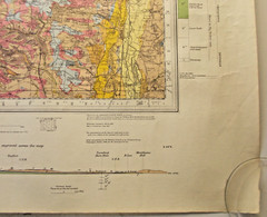 Ordnance Survey Hertford Geological map 1962 I inch to 1 mile