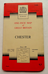 Ordnance Survey – Seventh Series Map – Chester – 1963 – sheet 109