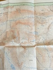 1974 Ordnance Survey Pathfinder Map 174 NH04/14 Loch Monar (incl Lair )