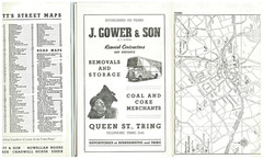 HEMEL HEMPSTEAD Rural District map by BARNETT’S – circa 1963