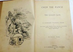 1889 Over the Range to Golden Gate, First Edition, Full Color Folding Map, Atlas