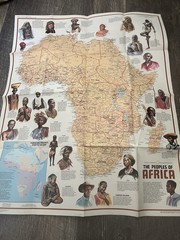 Lot Of 3 National Geographic Inserts Educational Maps, Posters. Pre Owned 71/91