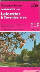 Leicester and Coventry Area Sheet 140 by Ordnance Survey Sheet map, folded Book