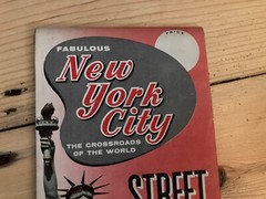 Vintage Rand McNally New York City Street Guide and Map