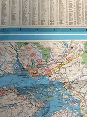 Tourist Map – Vancouver Victoria British Columbia – Canada by AAA & CAA