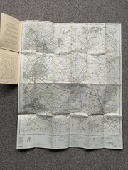 One Inch Ordnance Survey Map Sheet 132 Coventry & Rugby – paper – published 1961
