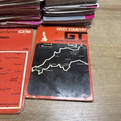 Lot Of 34 OS Ordnance Survey Landranger Map Job Lot Bundle Vintage Maps