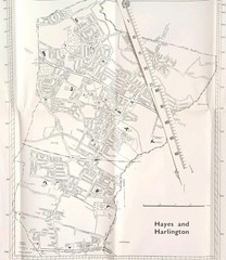 Hayes and Harlington Official Street Plan • Published by G.W. May Ltd. (1963/64)