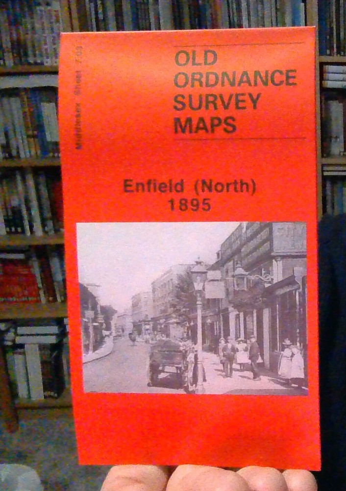 MAP OF Enfield (North) 1895 Middlesex Sheet 7.03 NEW 9780850547474