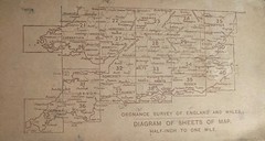 Original 1915 Ordnance Survey Road Map of Bristol and Cardiff