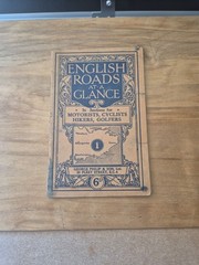 Vintage 1920s George Philip & Son ‘English Roads At A Glance’ Map Booklet