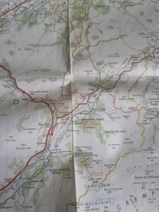 Esso 1983 Petrol Map Northern Scotland No 7 Vintage Original Scottish Highlands