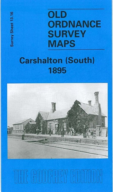 Carshalton (South) 1895 Surrey Sheet 13.16 by John W Brown