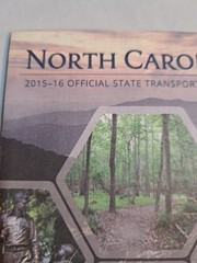 North Carolina 2015 Transportation Fold Out Map + 6 Travel Brochures Blue Ridge