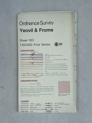 Vintage Ordnance Survey Map Sheet 183 Yeovil & Frome First Series