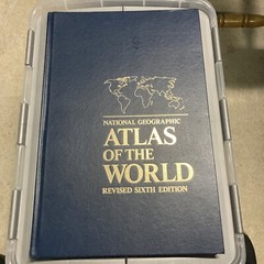 National Geographic Atlas of the World Revised Sixth Edition & Magnifying Glass