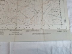Vintage Urchfort Ordnance Survey Map 2.5 inch 1958 Paper Edition – Sheet SU 05