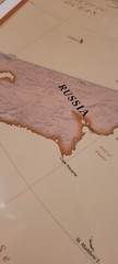 Lot of 3 VERY LARGE PRE-OWNED Laminated Maps of the WORLD, U.S.A., & EUROPE