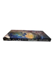 National Geographic Atlas of the World Tenth 10th Edition Hardcover 2015 Map