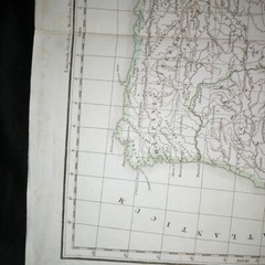 Hispaniae Antiquae tabula Auctore F Delamarche 1833 cards