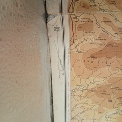 Bartholomew’s One Inch Map of the Lake District c1947 Cloth Folded Vintage Map