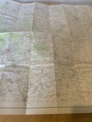 Ordnance Survey Map First Series Sheet 144 Thetford & Breckland OS