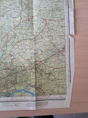 Bartholomew’s Half Inch Map HERTS & BUCKS Sheet 15 Vintage Paper priced 2/6