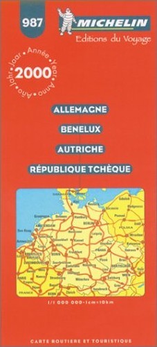 Germany, Benelux, Austria: No. 987 … by Michelin Travel Publ Sheet map, folded