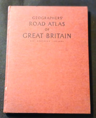 Vintage Geographers Road Atlas of Great Britain and Northern Ireland HB –