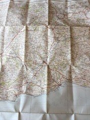 1937 Ordnance Survey One Inch Fifth Edition Cloth Map 139 Sidmouth & Lyme Regis
